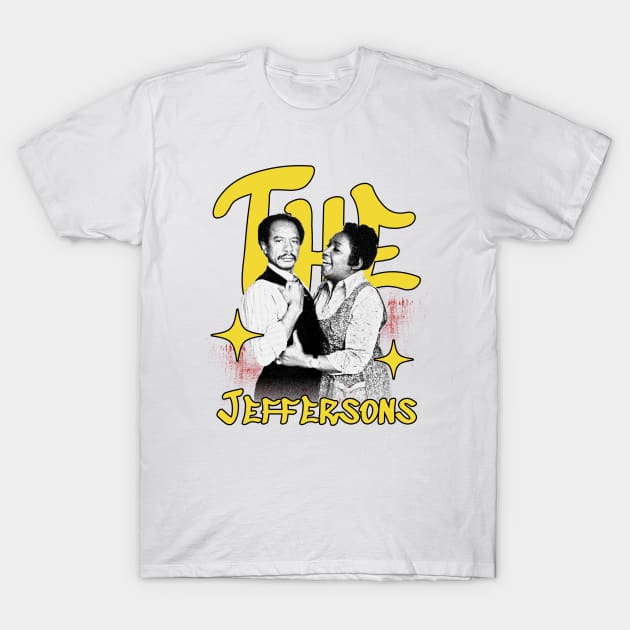 The Jeffersons 80s Tv Retro T-Shirt by Mandegraph